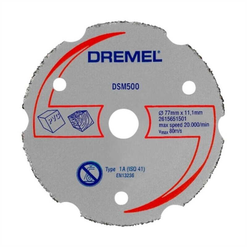 Disco Saw Max SM500 Dremel P/Corte em Madeira e Plástico