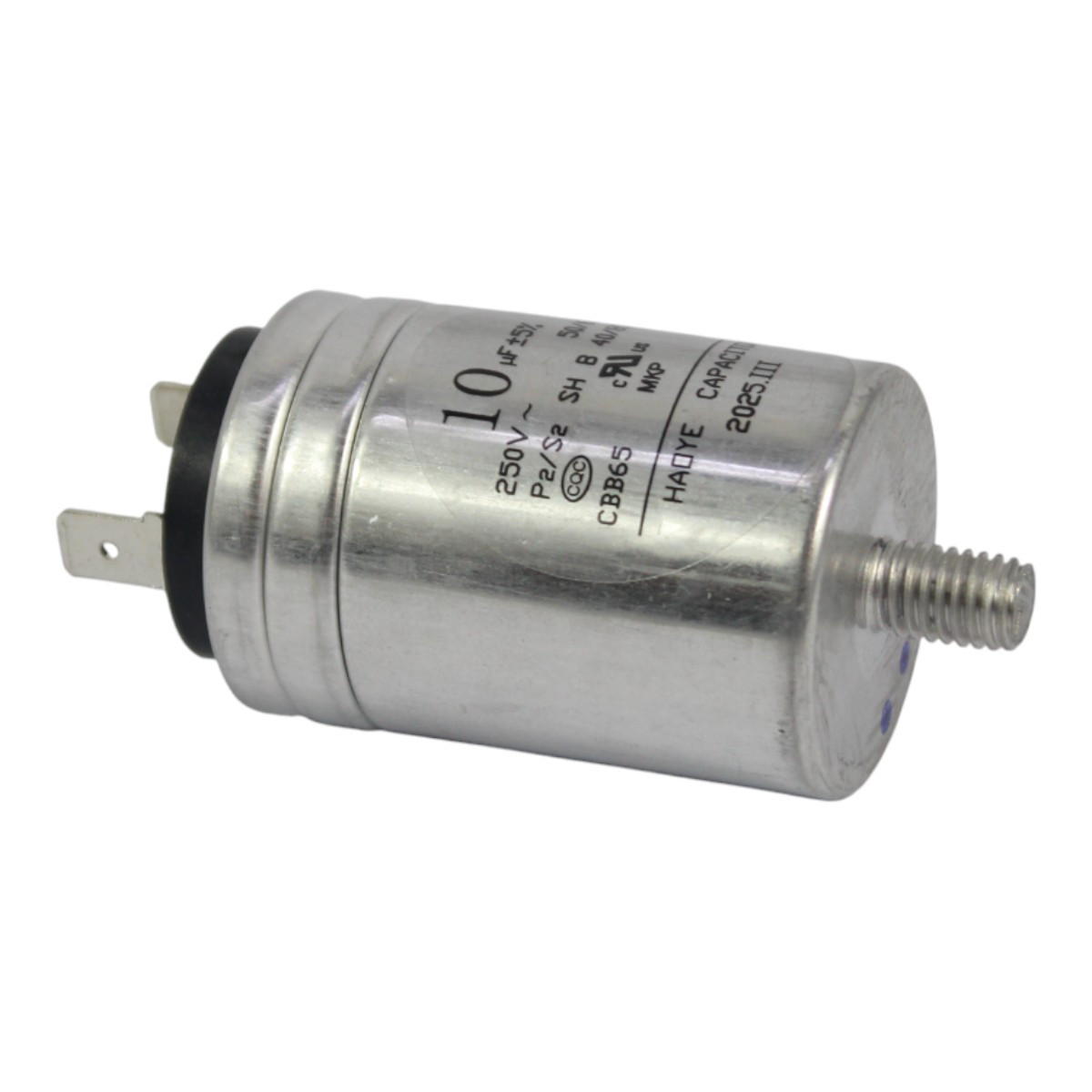 Capacitor 250v 10uf 127V P/ Lava-louças Electrolux Le08s, Li10x e
