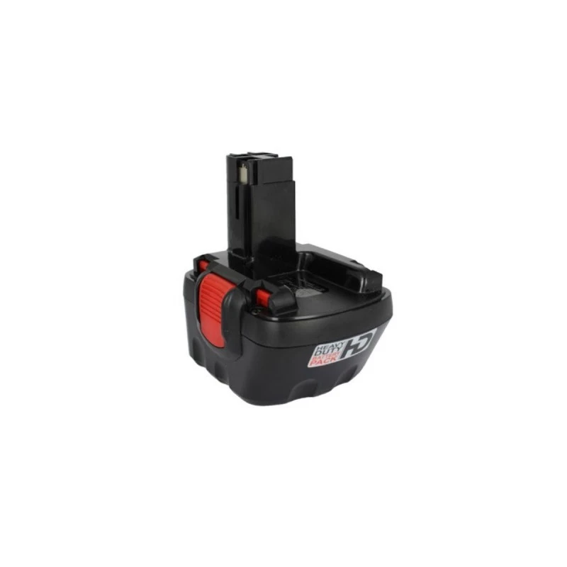 Batterie Compatible Bosch 12V NiMH 2000mAh – Powery, Remplacement 2607335463, Noir