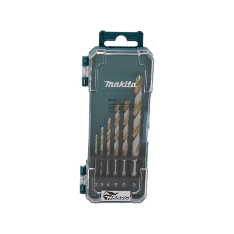 Kit de Brocas Hss Revestida C/titanio 6p Makita D-77241 Original