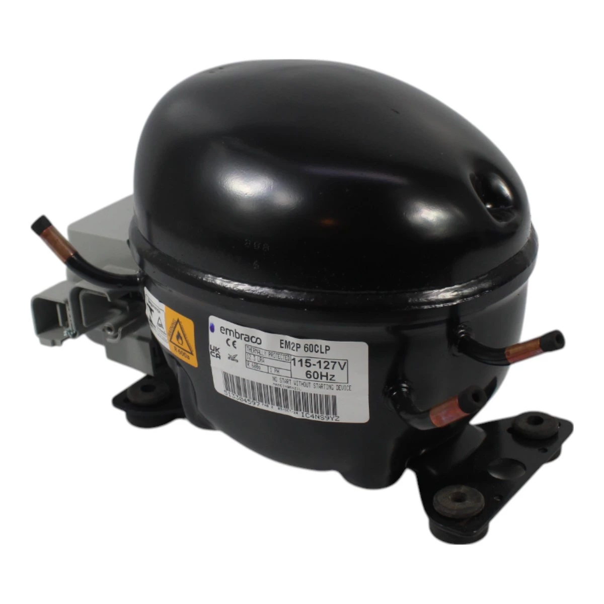 Compressor Em2p60clp 127V P/ Geladeira Electrolux Tc56, Tf55s e