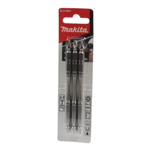 Kit C/3 Bits DeTorção Ponta Dupla Ph2 B-21864 Original Makita