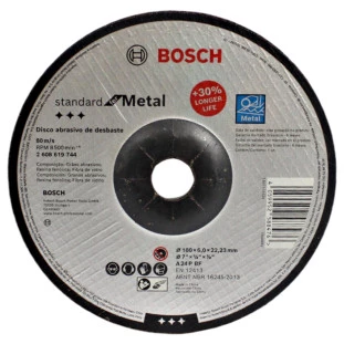 Disco Desbaste Std For Metal 180x60mm 2608619744 Bosch