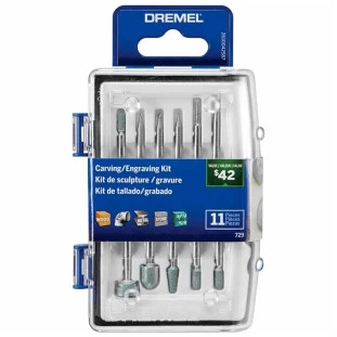 Kit Para Esculpir e Gravar 11 Acessórios Dremel 729